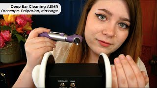 Deeply Cleaning Your Ears Inside amp Out Ear Palpation Otoscope Massage 💤 ASMR Soft Spoken RP [upl. by Byram670]