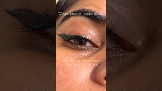 Eyeliner for hooded eyes 🌸 eyeliner viralreels [upl. by Nell293]