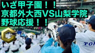 【甲子園で激闘！】京都外大西VS山梨学院の野球応援に密着！！ [upl. by Kroll]