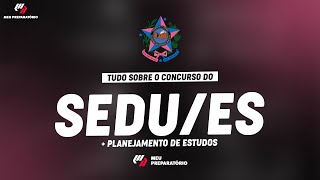 CONCURSO SEDUES  PLANEJAMENTO DE ESTUDOS [upl. by Nylinnej]