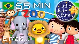 Canção do Zoo  E muitas mais Canções de Ninar  LittleBabyBum [upl. by Eldrida]