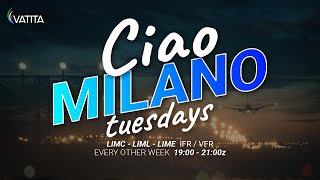 Questa sera siamo ATC  Ciao Milano Event  MalpensaLinate Ground  Vatsim [upl. by Rebna476]