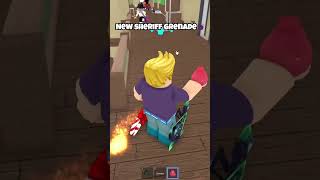 NEW MM2 SHERIFF GRENADE BOMB💣💥 mm2 roblox robloxshorts shorts [upl. by Tepper330]