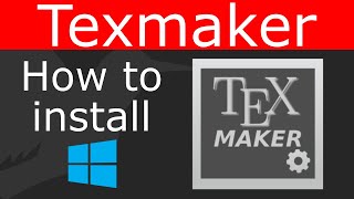 Texmaker Tutorial How to Install and Get Started on Windows [upl. by Imik85]