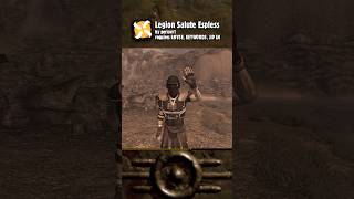 Legion amp NCR Salute Idolized Couriers in Fallout New Vegas [upl. by Eioj]