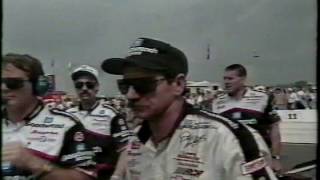 Jeff Gordons first time driving in the rain  Dale Earnhardt calls him dumb [upl. by Tallbott844]