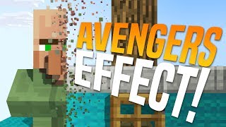 Avengers Character Disintegration Effect  Mineimator Tutorial [upl. by Atlas817]