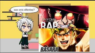 Personagens rank S reagindo aos raps do Alucard enygmaDio bassara [upl. by Audrie]