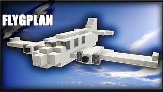 HUR MAN BYGGER ETT LITET FLYGPLAN  Minecraft [upl. by Eelydnarb]