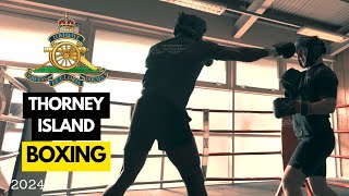 THORNEY ISLAND STATION BOXING  2024  ROYAL ARTILLERY [upl. by Pittel]