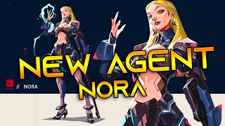 NEW VALORANT AGENT LEAK  NORA [upl. by Hulda660]