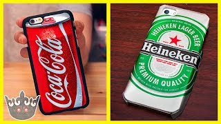 5 INVENTOS CASEROS que te sorprenderán  Funda para el teléfono y mas life hacks [upl. by Yenduhc560]