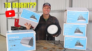 ARE THEY THE BEST SHOPS LIGHTS Hyperlite LED lights install and review [upl. by Maye]