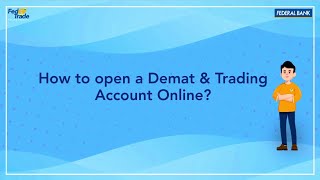 How to open a Demat amp Trading Account online [upl. by Nerraf]