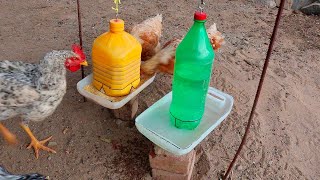 An Easy Way To Make Automatic Chicken Feeders And Drinkers For Your Laying Hens [upl. by Winterbottom119]