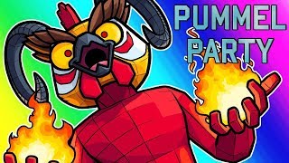 Pummel Party Funny Moments  Mario Party But With Blood and Satan [upl. by Sullecram]