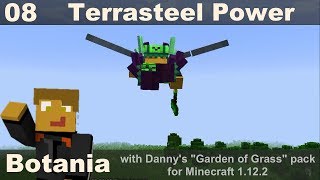 Botania E08  Terra Shatterer Terrasteel Armor Crystal Bow amp The End [upl. by Melone]