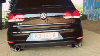 Golf VI GTI resonator delete sound [upl. by Montague]