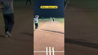 Good slower ball👍🏻 slower tanvirmalekcricket [upl. by Migeon]