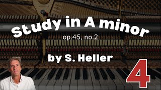 Study in A minor by S Heller ABRSM Grade 4 Piano 2025 amp 2026  A13 [upl. by Lourie243]