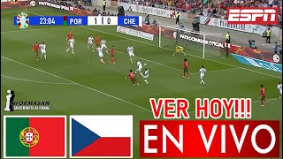 Portugal vs Chequia En Vivo DONDE VER A QUE HORA JUEGA PORTUGAL VS REP CHECA Partido Eurocopa 2024 [upl. by Wandis269]