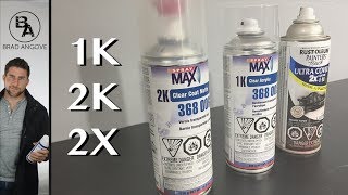 The difference between 1K 2K and 2X clear coat [upl. by Dabney164]