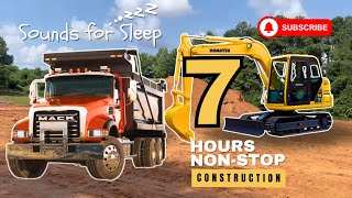 7 Hours of Soothing Construction Sounds for Deep Sleep  Fun Builder Adventures for Kids [upl. by Notlaw]