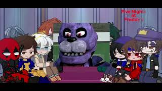 Fandoms React to FNAF Edits and Memes Gacha Reaction Video [upl. by Ericka60]