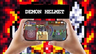 HELMO mmorpg quest demon helmet pvp hardcore [upl. by Dnomder]