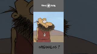 Originalos teaser 10 The Invention of the flush toilet short animation cartoon caveman [upl. by Kreis]