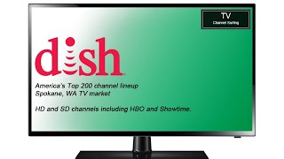 TV Channel Surfing Dish Network Americas Top 200 HDSD Spokane WA TV Market [upl. by Dilahk]