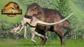 TRex vs Strongest Dinosaurs Level 1 to Level 10  JWE 2 [upl. by Aix]