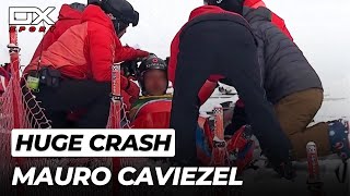 Alpine Ski Mauro Caviezel HUGE CRASH at Lake Louise  SuperG  2022 🇮🇹 [upl. by Jacie847]