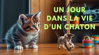 quot24 heures dans la vie d’un chaton trop mignon 🐾  Préparezvous à craquer quot [upl. by Saidnac]