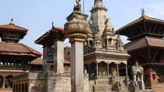 Plaza Durbar Patan Katmandú antes y después del terremoto 2015 templos antiguos destruyó [upl. by Ensoll]