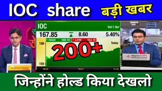 IOC share latest news today IOC share News today Target price analysis buy or sell [upl. by Noyk]