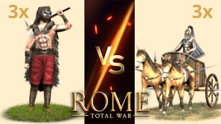 Can 3 Chariots Beat 3 Berserkers in OG Rome Total War [upl. by Mitchael]