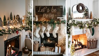 Inspiring Christmas Mantel Decor Elevate Your Fireplace Festivities [upl. by Akital]