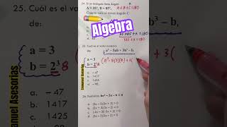 ✏️ Problema de Valor Numerico Sustitución de Valores Álgebra materialeducativo matematicas [upl. by Eerazed]