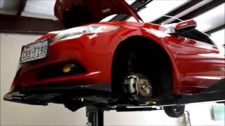 Installing Spoon Sway Bar on Vincents CRZ [upl. by Inimak344]