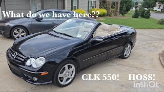 Auction buy today 2008 Mercedes Benz CLK ￼550 cabrio POV Test Drive Walkaround 172k miles CHEAP [upl. by Terpstra]