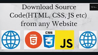 How to Download Source Code of Any Website  Download Source CodeHTML CSS JS etc from Website [upl. by Aerdied484]