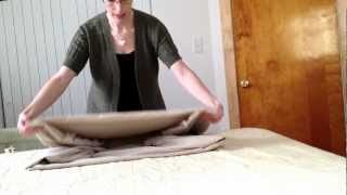 How to Fold a Fitted Sheet [upl. by Zoltai]