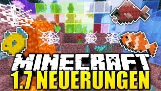 Minecraft 17  ALLE NEUERUNGEN World Change Update Neue Biome Fische amp farbiges Glas [upl. by Taub]