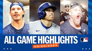 Highlights from ALL games on 927 Shohei Ohtani hits his 54th homer TigersRoyals clinch AND MORE [upl. by Asilad]