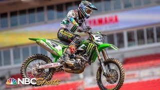 Supercross Round 14 at Nashville  EXTENDED HIGHLIGHTS  4619  Motorsports on NBC [upl. by Eelyak]