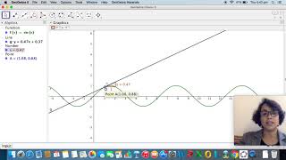 Teaching Calculus using GeoGebra visualising derivatives [upl. by Burnett981]