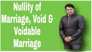 Nullity of marriage under the Hindu Marriage Act 1955 [upl. by Uht]