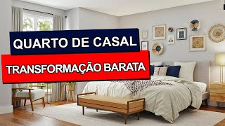 QUARTO DE CASAL 5 transformações Incríveis GASTANDO POUCO [upl. by Materi919]