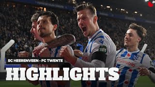 HEERLIJKE pot met veel GOALS in Abe Lenstra stadion  Highlights sc Heerenveen  FC Twente [upl. by Selig]